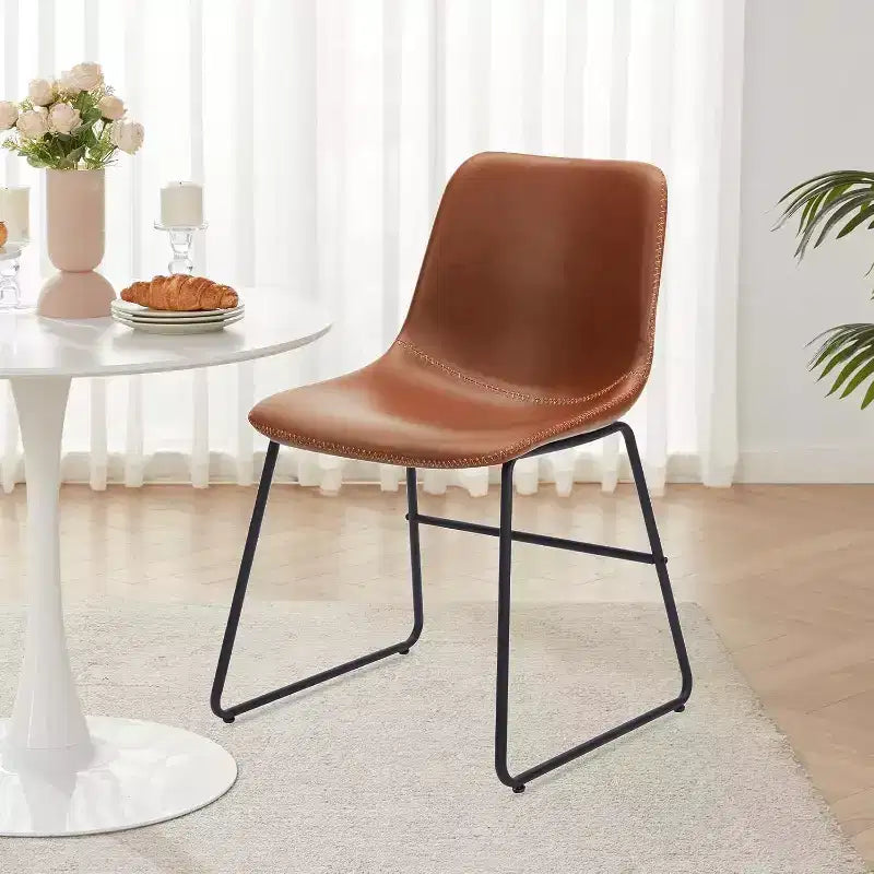 Waterproof Faux Leather Dining Chair
