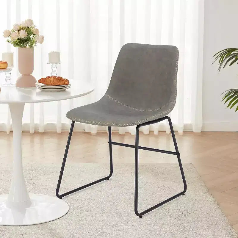 Waterproof Faux Leather Dining Chair
