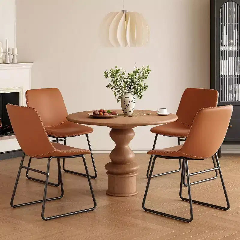 Waterproof Faux Leather Dining Chair