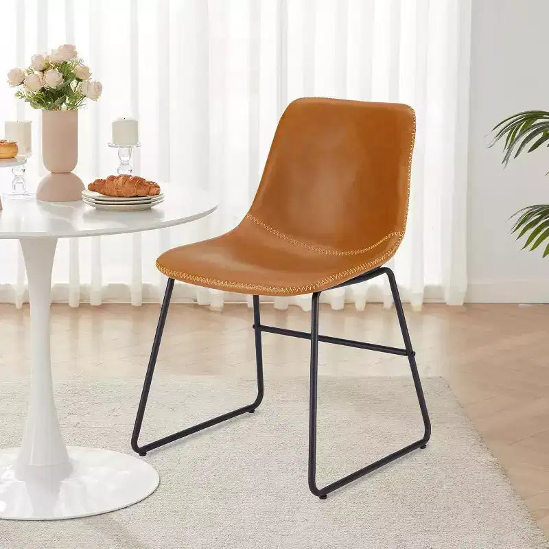 Waterproof Faux Leather Dining Chair