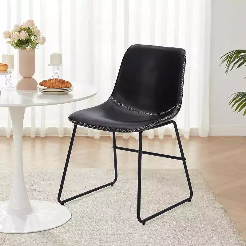 Waterproof Faux Leather Dining Chair