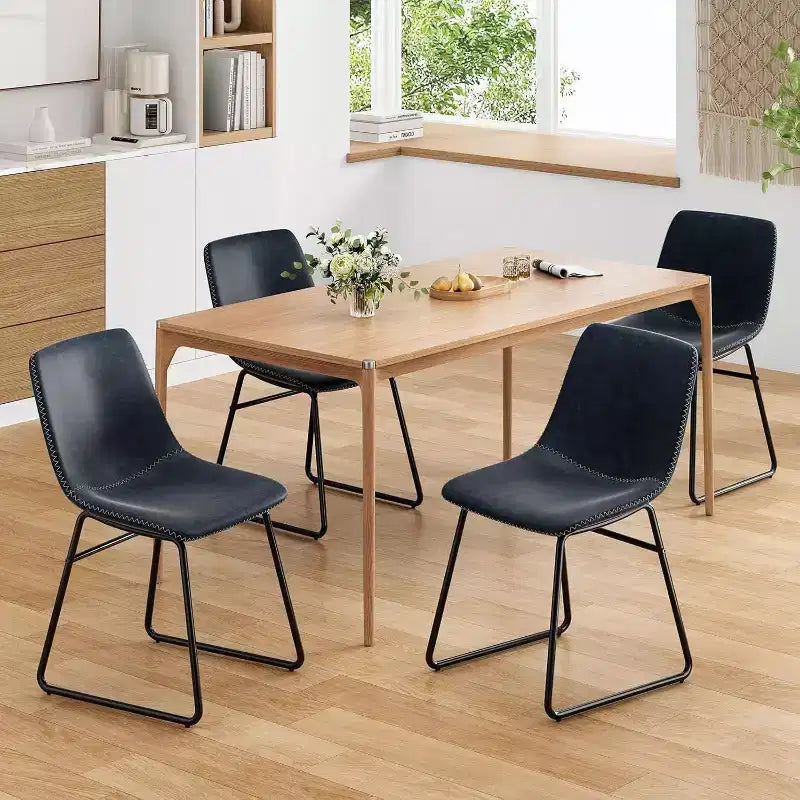 Waterproof Faux Leather Dining Chair