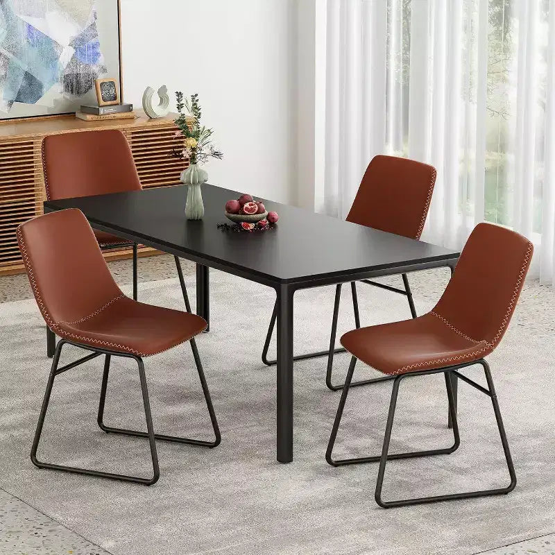 Waterproof Faux Leather Dining Chair