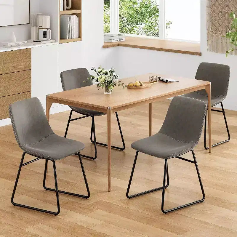 Waterproof Faux Leather Dining Chair