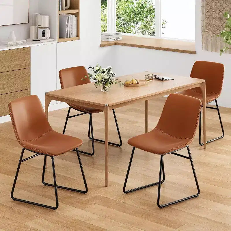 Waterproof Faux Leather Dining Chair