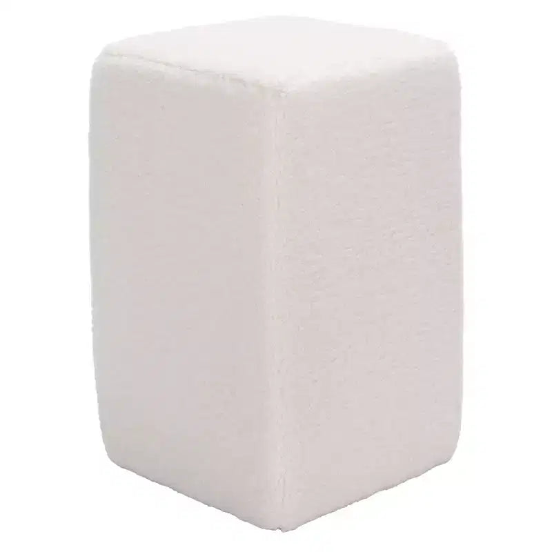 Diamond-Shaped Ottoman - Ivory
