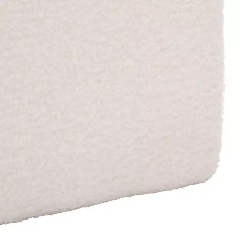 Diamond-Shaped Ottoman - Ivory