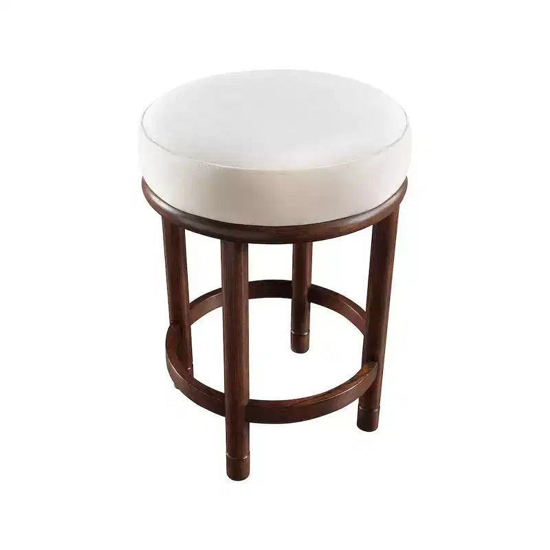 Cream Velvet Counter Stool