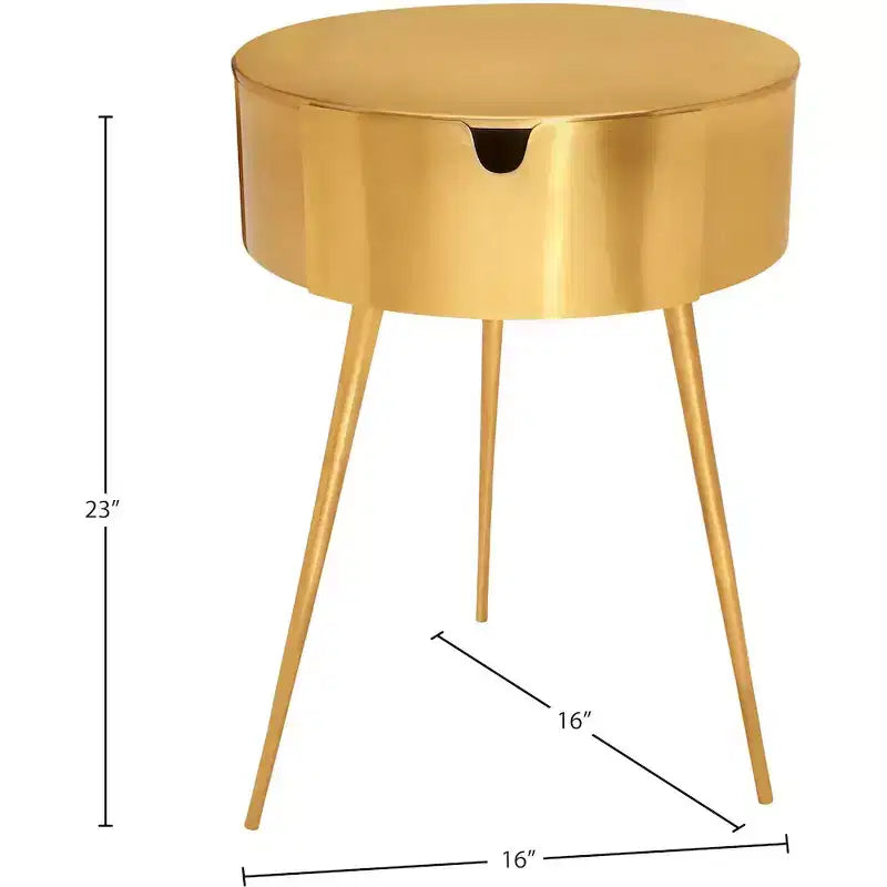 Metal Side Table Nightstand