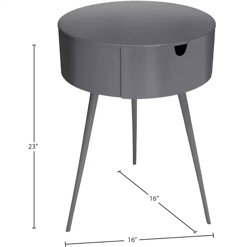 Metal Side Table Nightstand