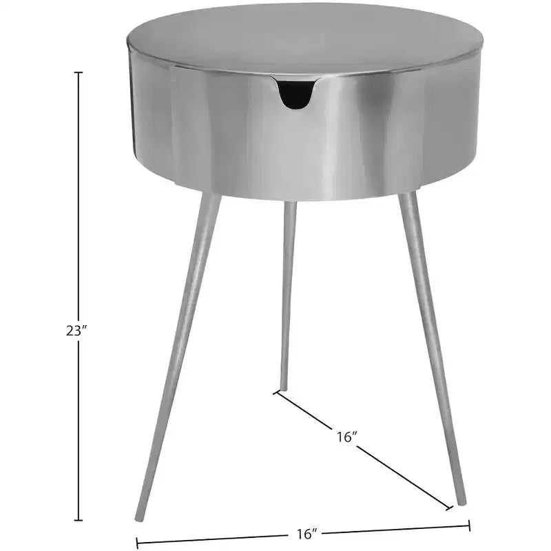 Metal Side Table Nightstand