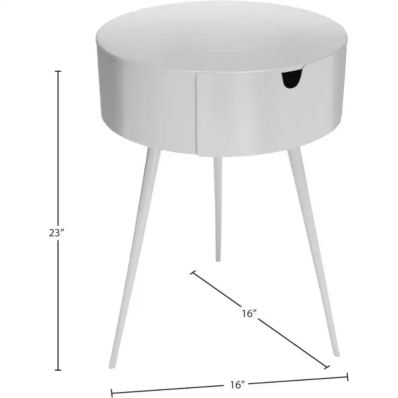 Metal Side Table Nightstand