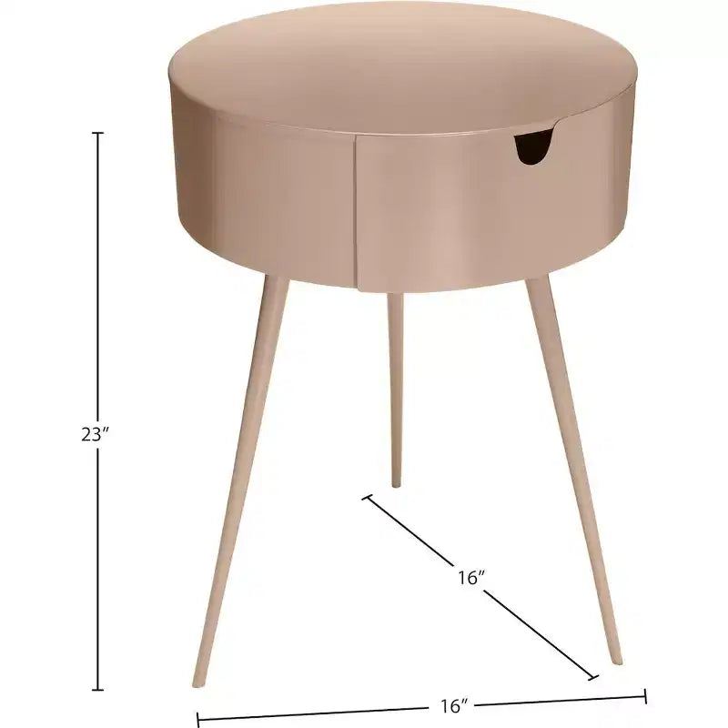 Metal Side Table Nightstand