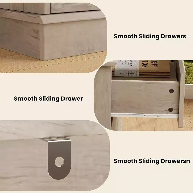 8 Drawer Dressers for Bedroom, Chest of Drawers with Deep Drawers, Large Double Dresser for Closet with Wide Top