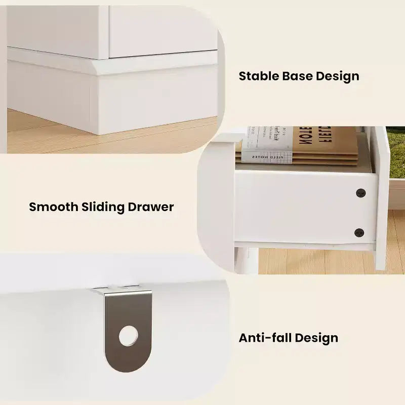 8 Drawer Dressers for Bedroom, Chest of Drawers with Deep Drawers, Large Double Dresser for Closet with Wide Top