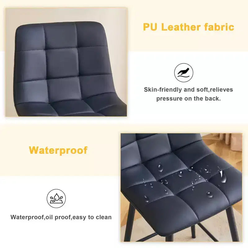 Bar Stool Counter Stool Bar Chairs Dining Chair Pub Stool, Brown/Black/White