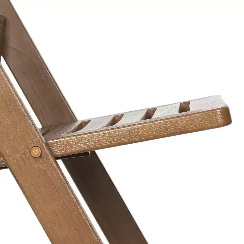 800 lb. Capacity Resin Folding Chair with Slatted Seat