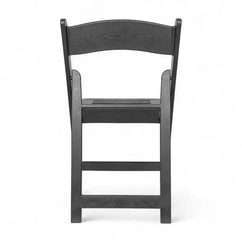 800 lb. Capacity Resin Folding Chair with Slatted Seat