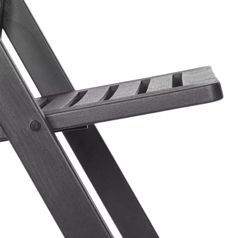 800 lb. Capacity Resin Folding Chair with Slatted Seat