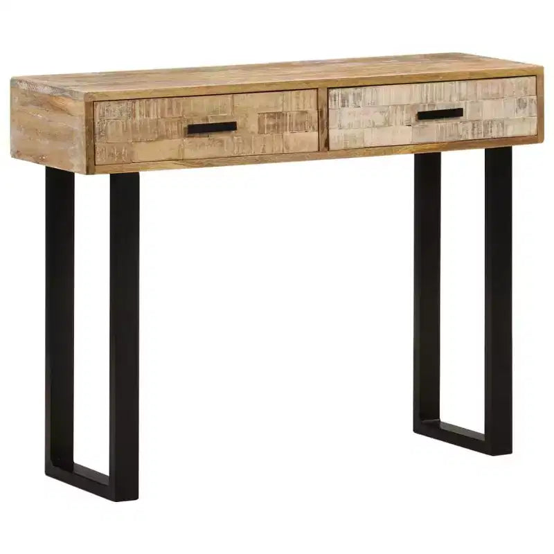 Console Table 39.4x11.8x29.5 Solid Mango Wood