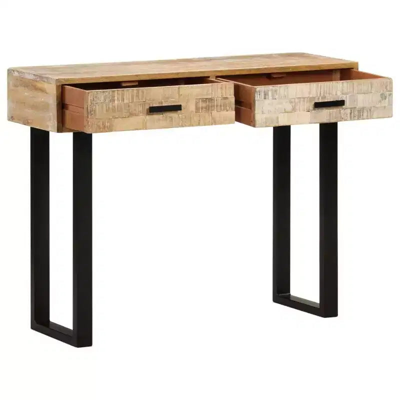 Console Table 39.4x11.8x29.5 Solid Mango Wood