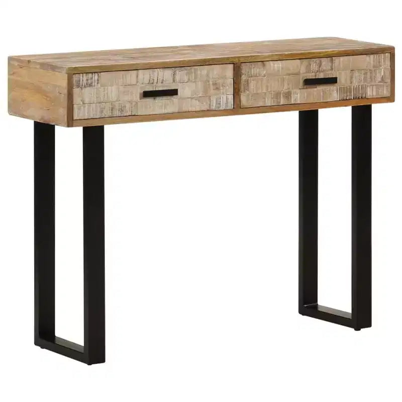 Console Table 39.4x11.8x29.5 Solid Mango Wood
