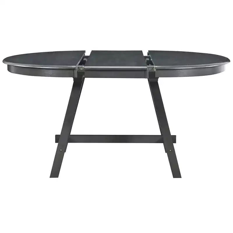 Round Extendable Wood Dining Table