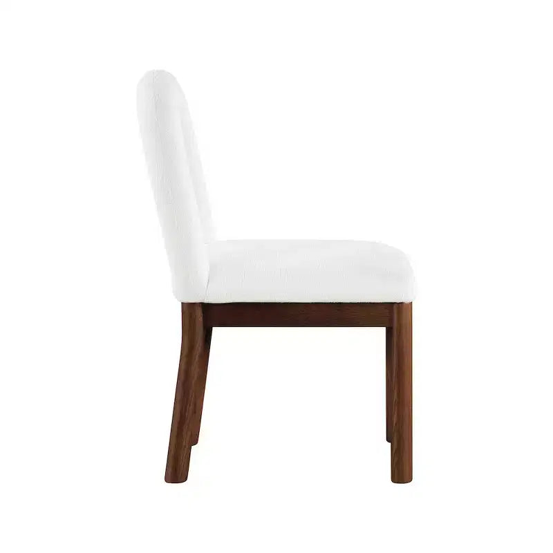 Linen Textured Fabric Dining Chair