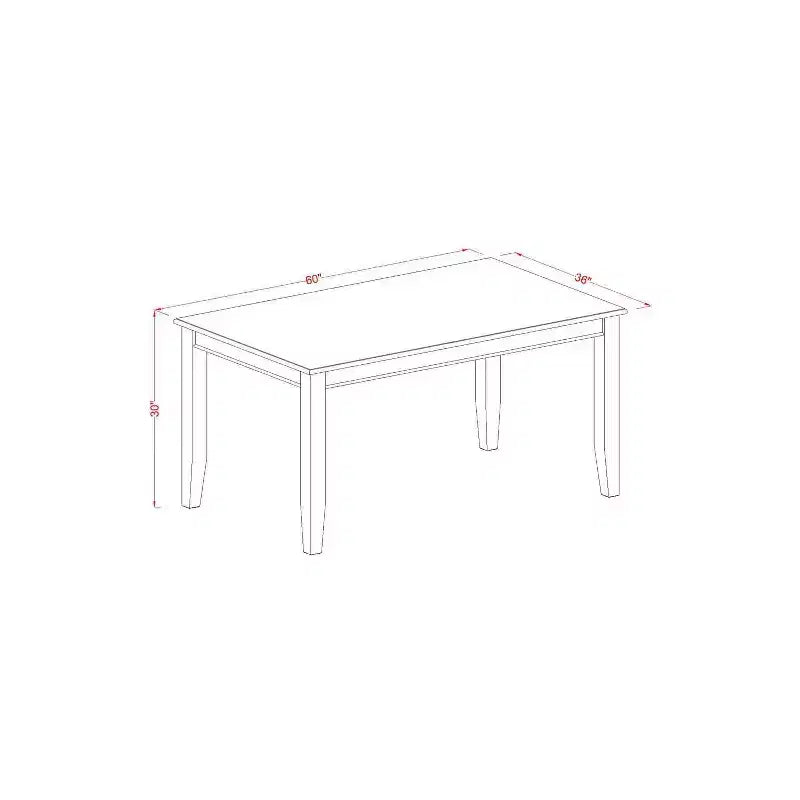 Mid-Century Dining Table with Upholstered Chairs