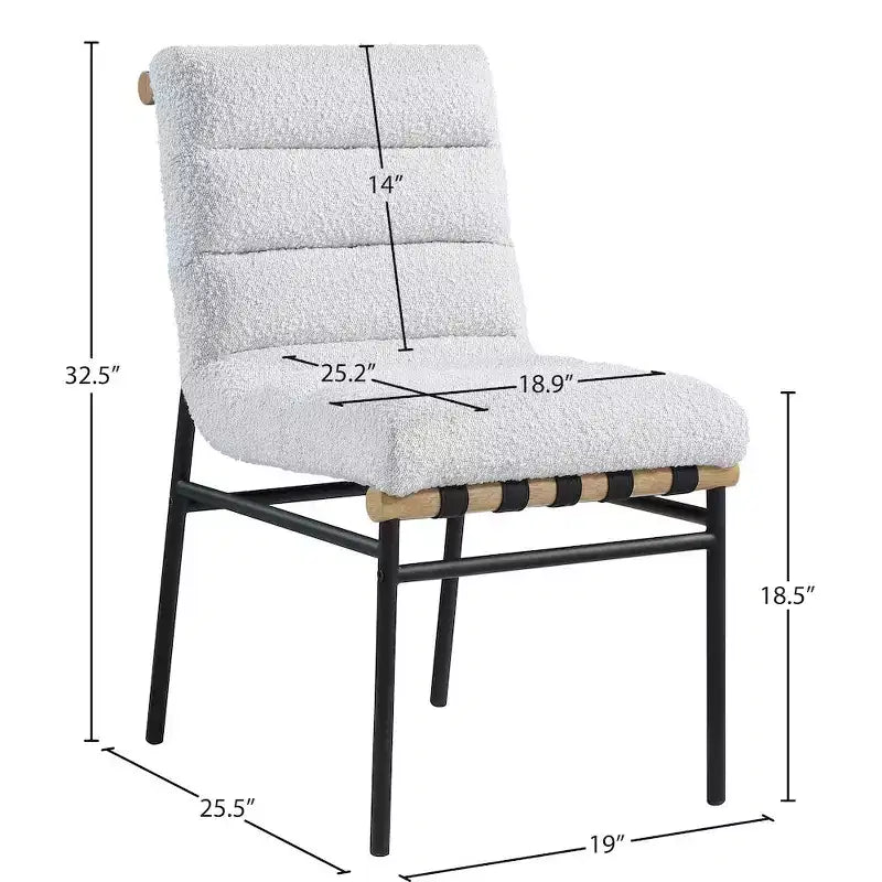 Vegan Leather Dining Chair