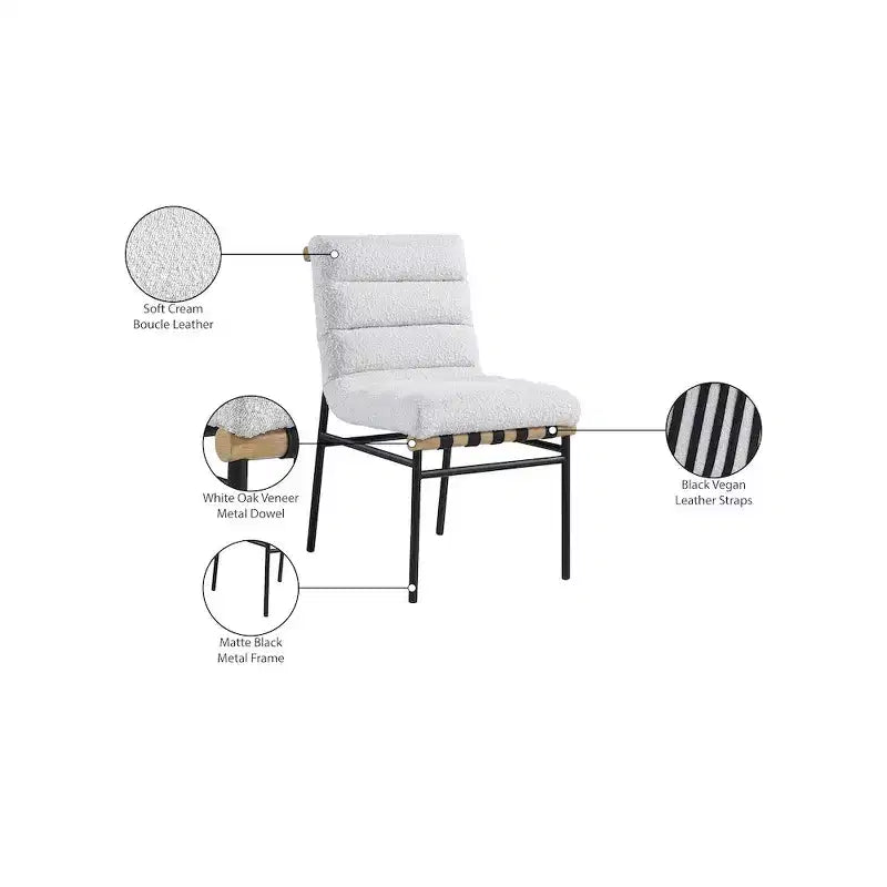 Vegan Leather Dining Chair