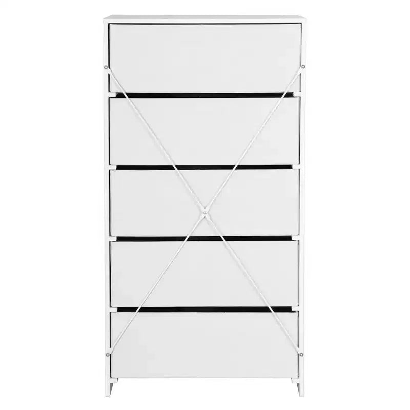 5-Drawer Dresser with Large Fabric Drawers