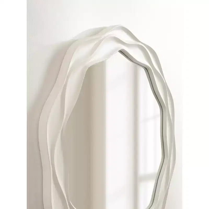 Round Wavy Wall Mirror