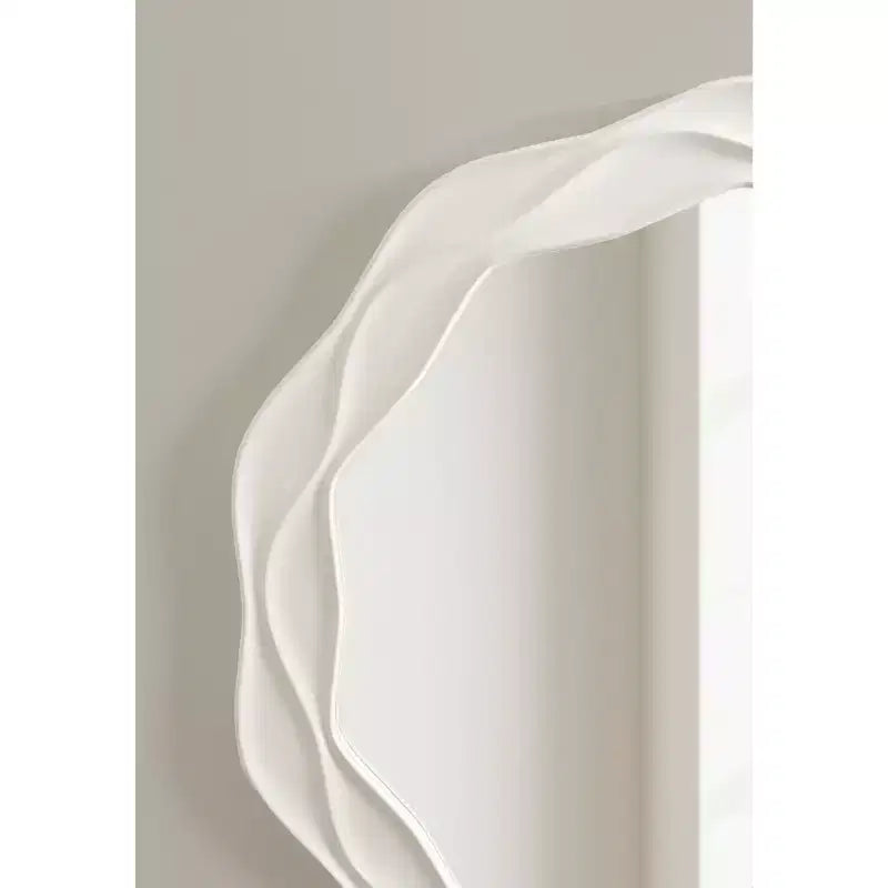 Round Wavy Wall Mirror