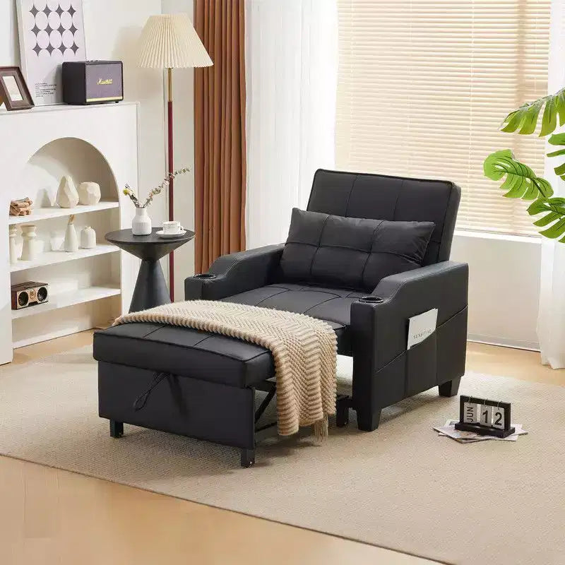 35.04 Inch Wide Single Sofa Bed