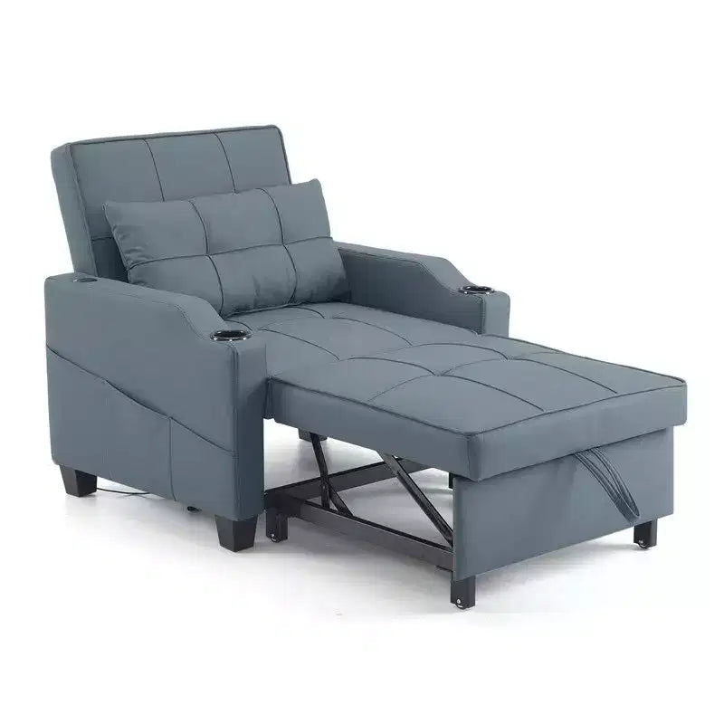35.04 Inch Wide Single Sofa Bed