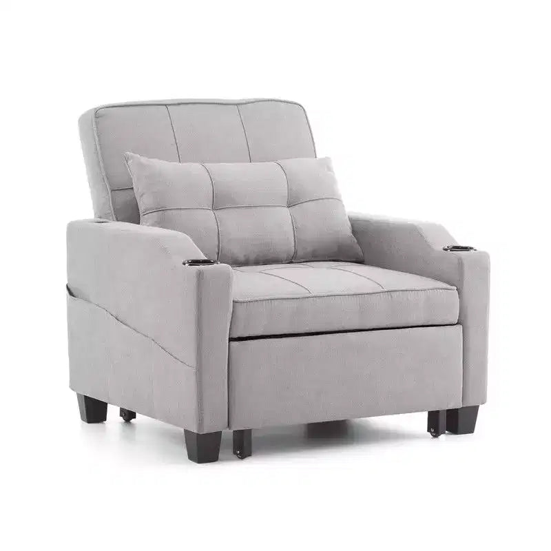 35.04 Inch Wide Single Sofa Bed